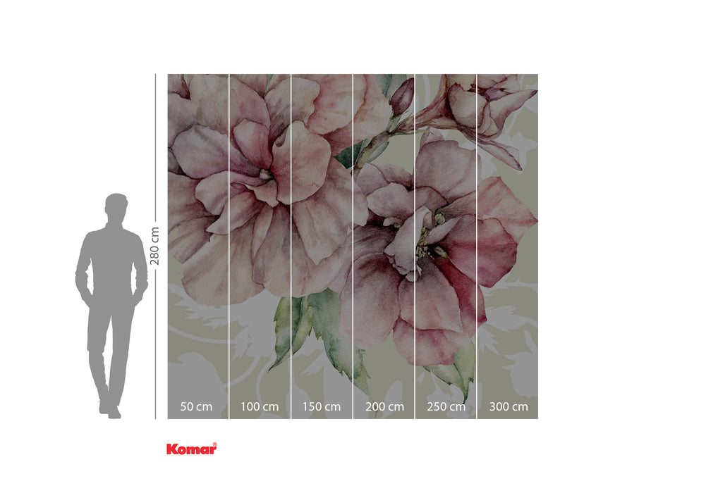 Digitaldruck Vlies Fototapete | La Flor | 300 x 280 cm