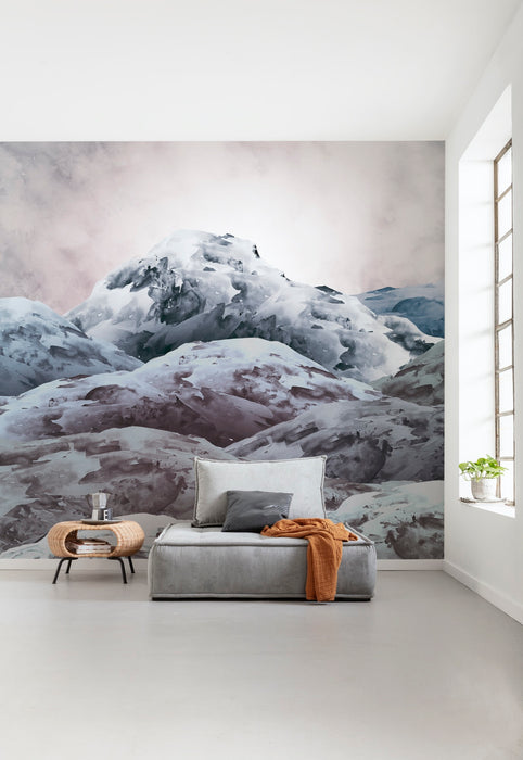 Digitaldruck Vlies Fototapete | Shadow Mountain | 300 x 280 cm