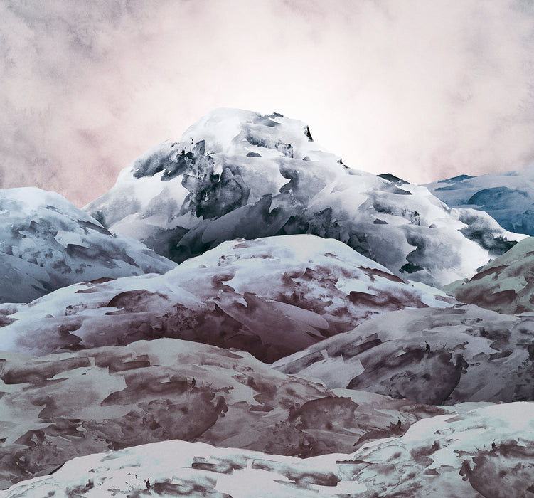 Digitaldruck Vlies Fototapete | Shadow Mountain | 300 x 280 cm