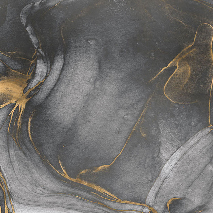 Digitaldruck Vlies Fototapete | Ink Gold Flow | 300 x 280 cm