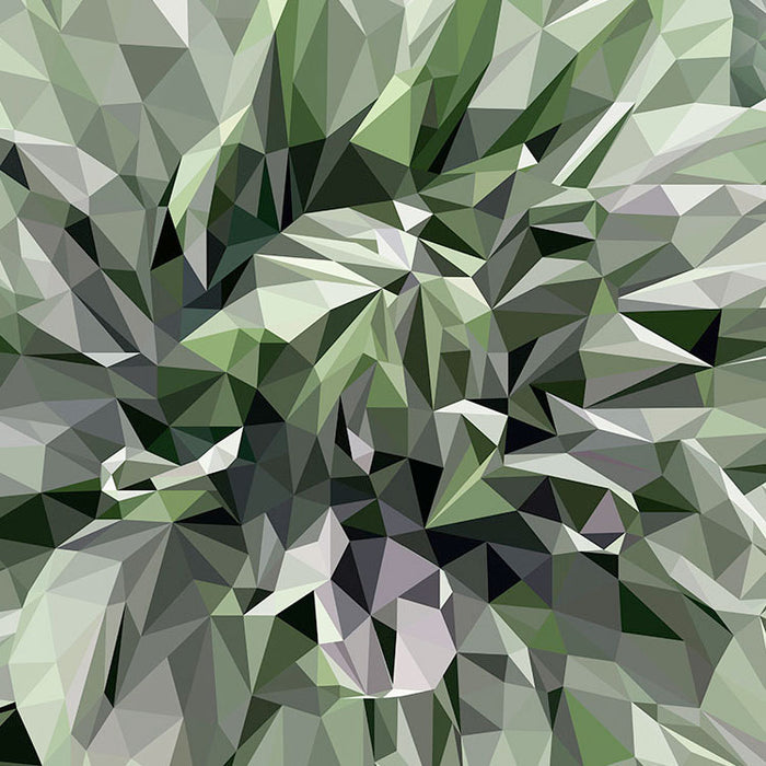 Digitaldruck Vlies Fototapete | Emerald Flowers | 300 x 280 cm
