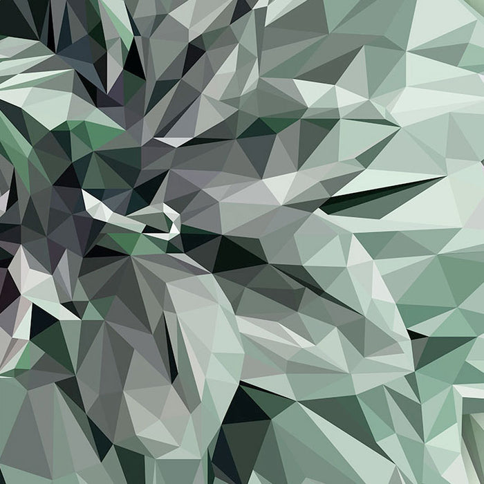 Digitaldruck Vlies Fototapete | Emerald Flowers | 300 x 280 cm