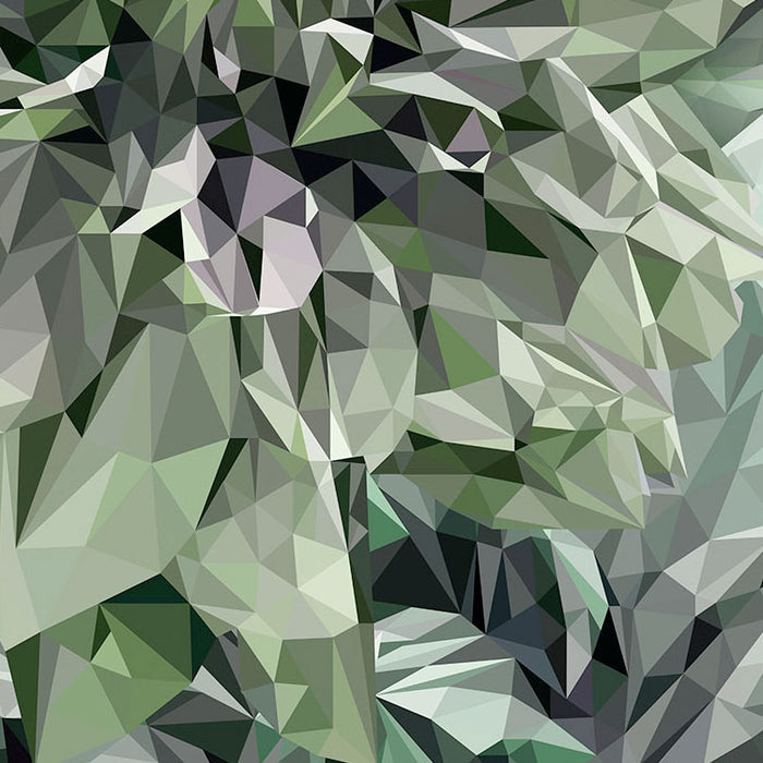 Digitaldruck Vlies Fototapete | Emerald Flowers | 300 x 280 cm