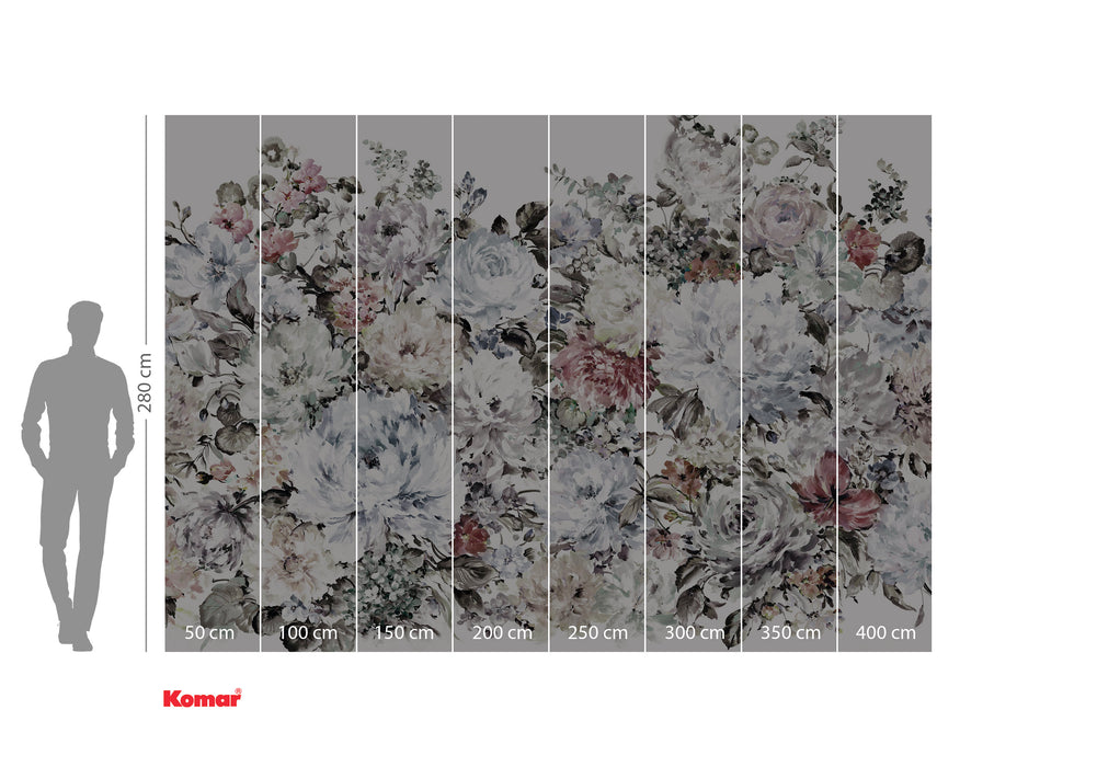 Digitaldruck Vlies Fototapete | Posy | 400 x 280 cm