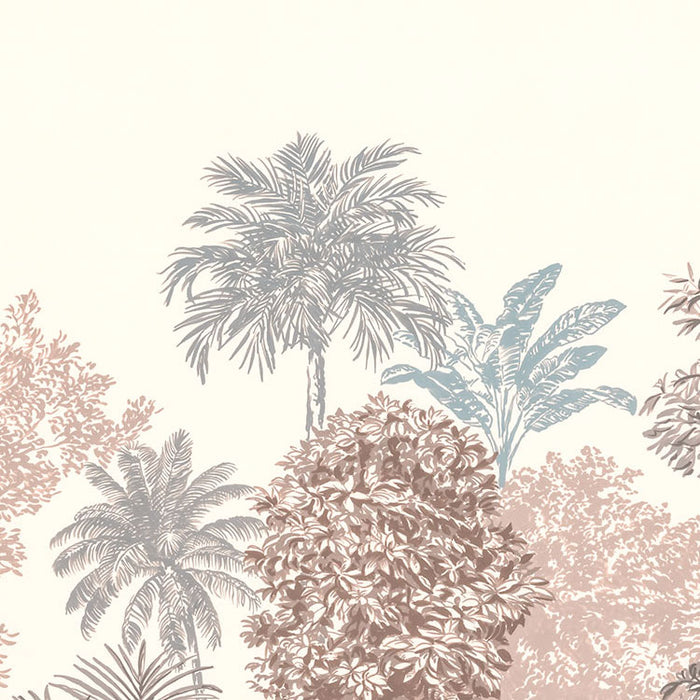 Digitaldruck Vlies Fototapete | Painted Trees | 400 x 280 cm