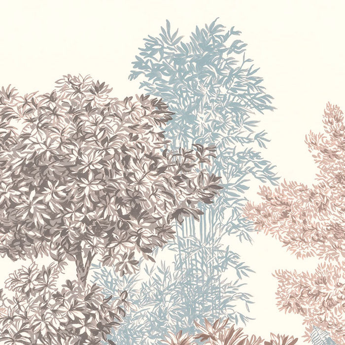 Digitaldruck Vlies Fototapete | Painted Trees | 400 x 280 cm