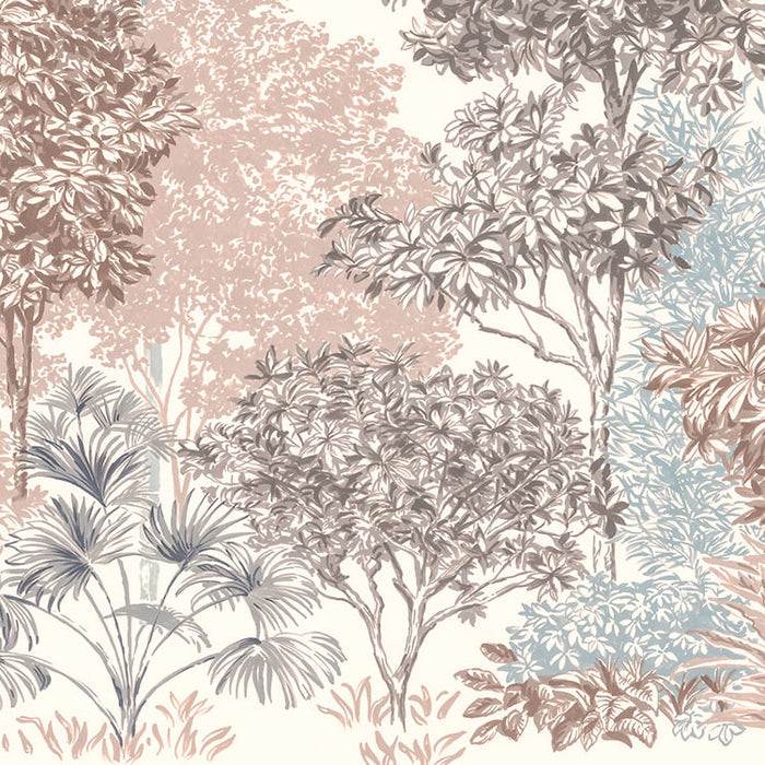 Digitaldruck Vlies Fototapete | Painted Trees | 400 x 280 cm