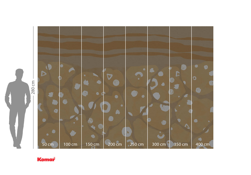 Digitaldruck Vlies Fototapete | Subsoil | 400 x 280 cm