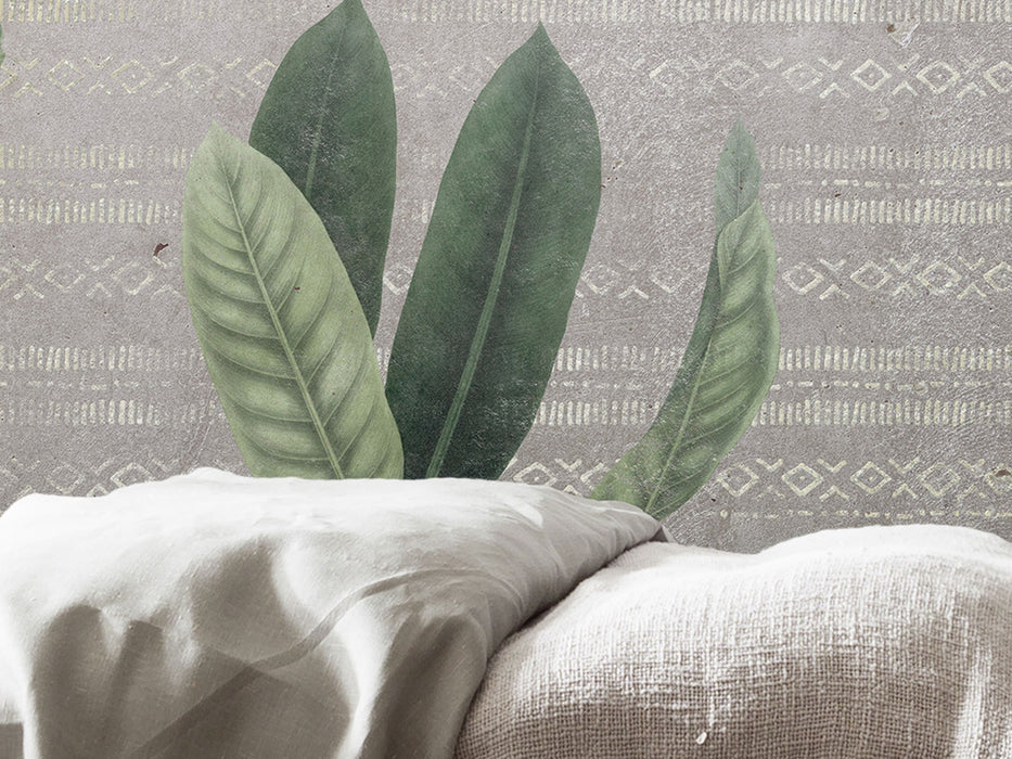 Digitaldruck Vlies Fototapete | Tropic Concrete | 400 x 280 cm