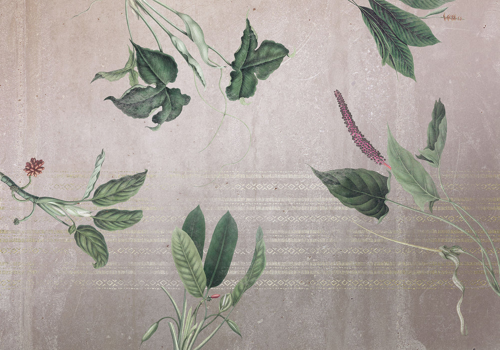Digitaldruck Vlies Fototapete | Tropic Concrete | 400 x 280 cm