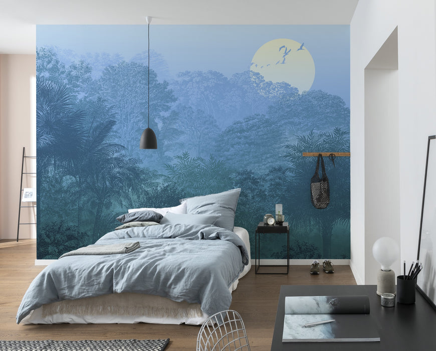 Digitaldruck Vlies Fototapete | Deep in the Jungle | 400 x 280 cm