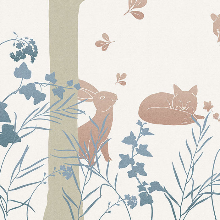 Digitaldruck Vlies Fototapete | Forest Animals | 400 x 280 cm