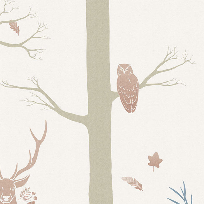 Digitaldruck Vlies Fototapete | Forest Animals | 400 x 280 cm