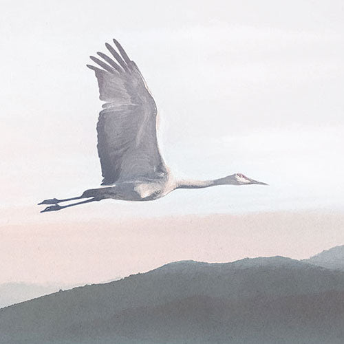 Digitaldruck Vlies Fototapete | Mystic Cranes | 400 x 280 cm