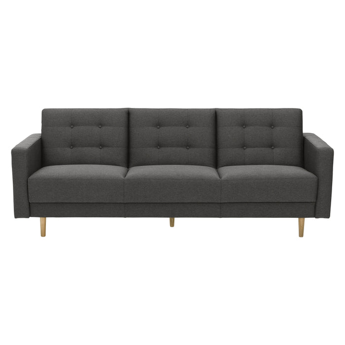 NEU Max Winzer | Jasmin | Sofa | Sofa 3-Sitzer mit Bettfunktion | Flachgewebe | Füße Esche Natur (konisch rund)