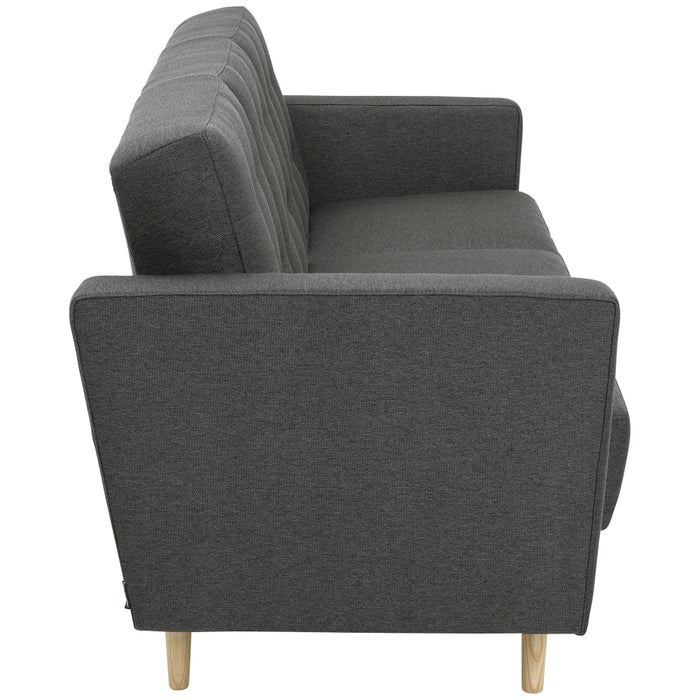 NEU Max Winzer | Jasmin | Sofa | Sofa 3-Sitzer mit Bettfunktion | Flachgewebe | Füße Esche Natur (konisch rund)