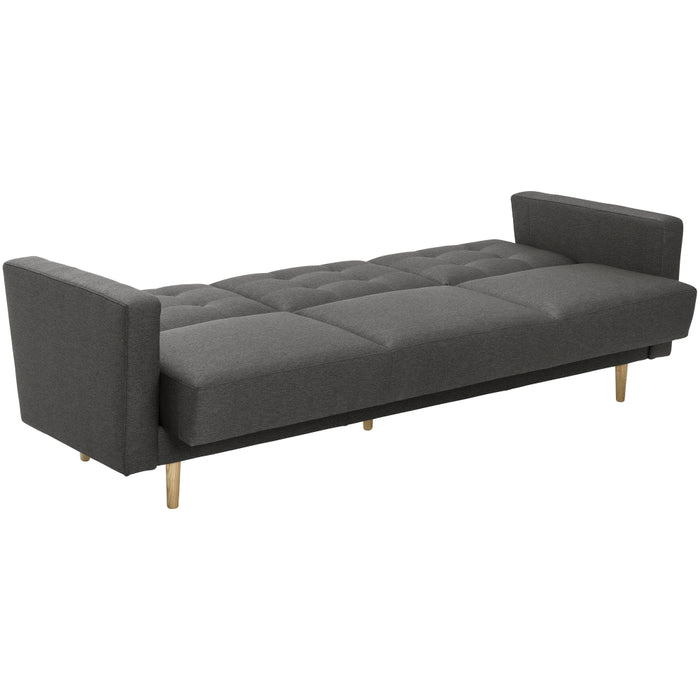 NEU Max Winzer | Jasmin | Sofa | Sofa 3-Sitzer mit Bettfunktion | Flachgewebe | Füße Esche Natur (konisch rund)