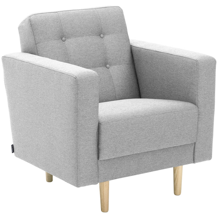 NEU Max Winzer | Jasmin | Sessel | Flachgewebe | Füße Esche Natur (konisch rund)