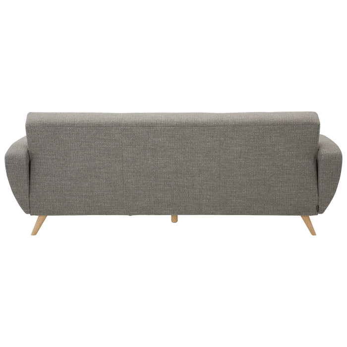 Jerry | Sofa 3-Sitzer mit Bettfunktion | Flachgewebe | Grau