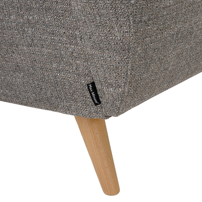 Jerry | Sofa 3-Sitzer mit Bettfunktion | Flachgewebe | Grau