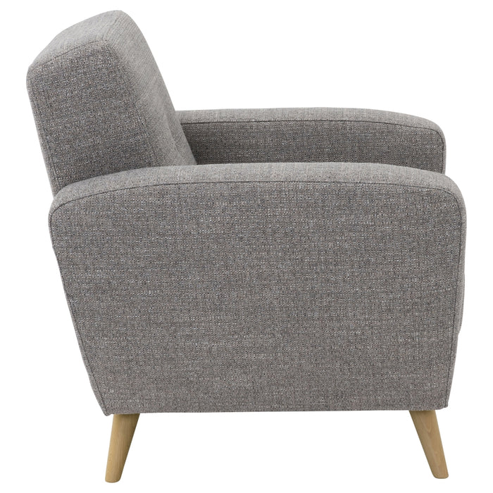 Jerry | Sessel | Flachgewebe | Grau