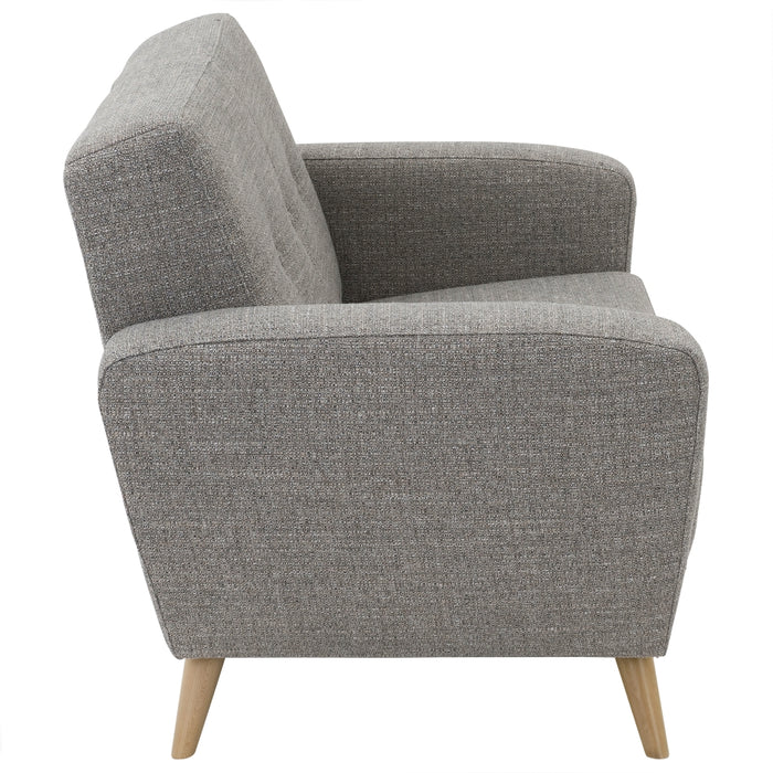 Jerry | Sofa 2-Sitzer | Flachgewebe | Grau