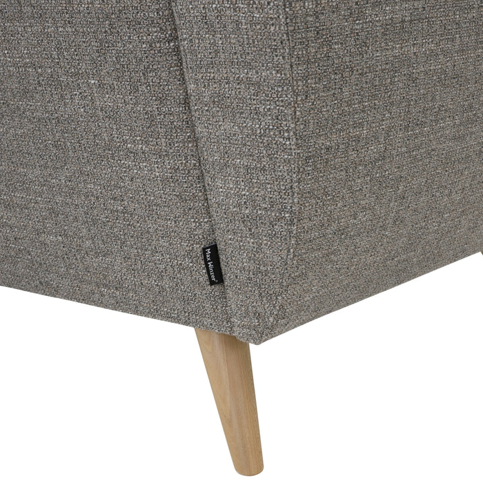 Jerry | Sofa 2-Sitzer | Flachgewebe | Grau