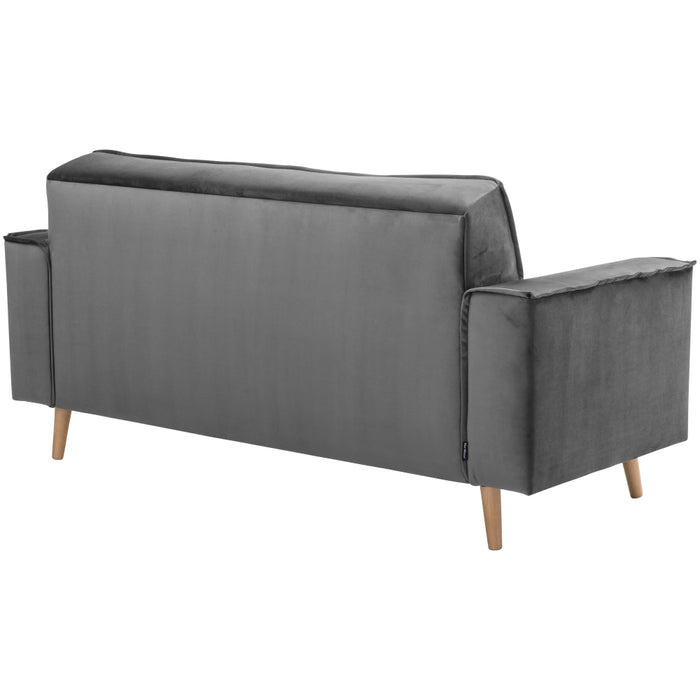 NEU Max Winzer | Jolene | Sofa | Sofa 2-Sitzer | Samtvelours | Füße Buche Eichefarbig Lackiert (konisch rund)