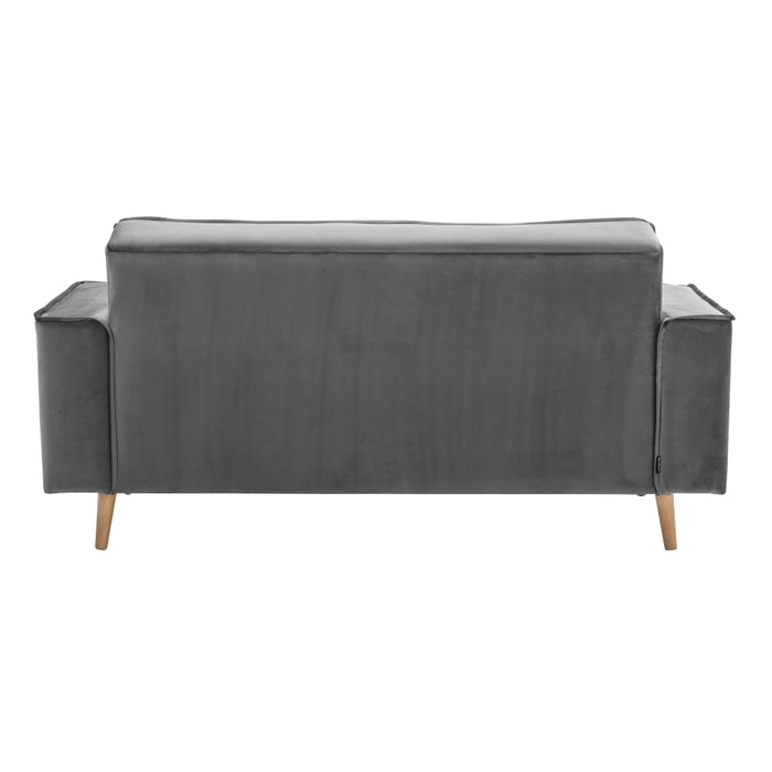 NEU Max Winzer | Jolene | Sofa | Sofa 2-Sitzer | Samtvelours | Füße Buche Eichefarbig Lackiert (konisch rund)