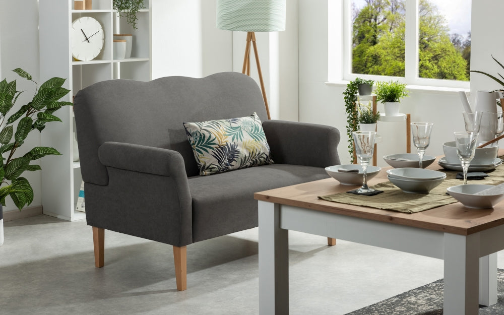 NEU Max Winzer | Jule | Sofa | Küchensofa | Flachgewebe | Füße Buche Natur (konisch)