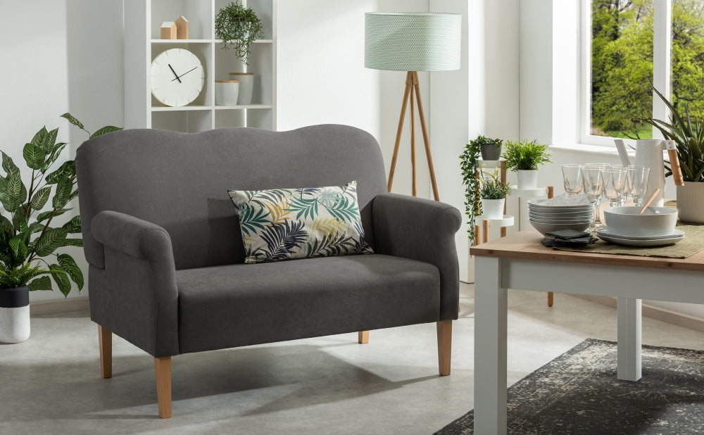 NEU Max Winzer | Jule | Sofa | Küchensofa | Flachgewebe | Füße Buche Natur (konisch)