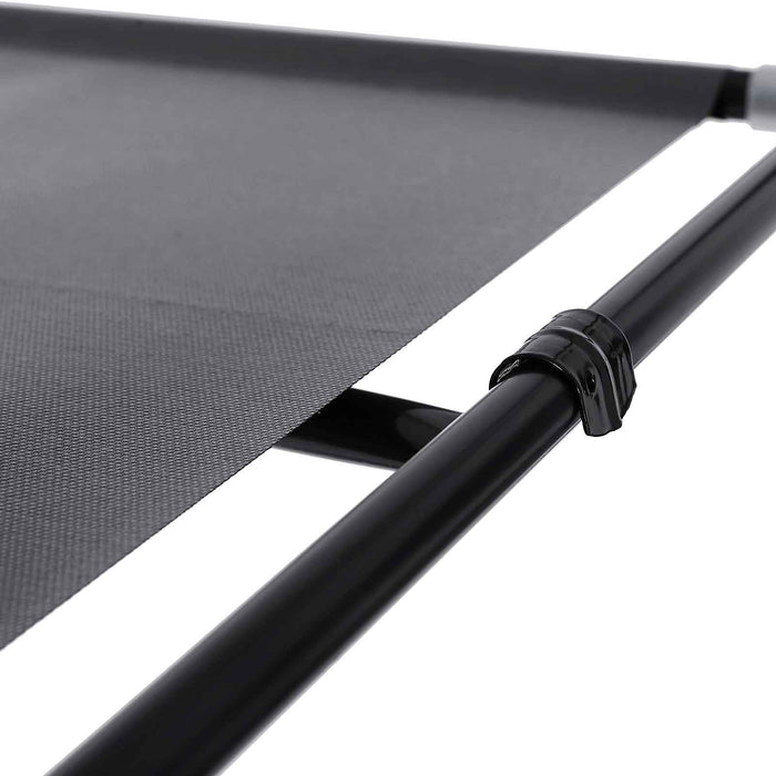 AUSLAUF SONGMICS | tragbar Wardrobe, faltbar Closet, Clothes Storage Organiser with Hanging Rail, Shelves, Fabric Cover, for Bedroom, Cloakroom, 150 x 45 x 175 cm, grau LSF03G