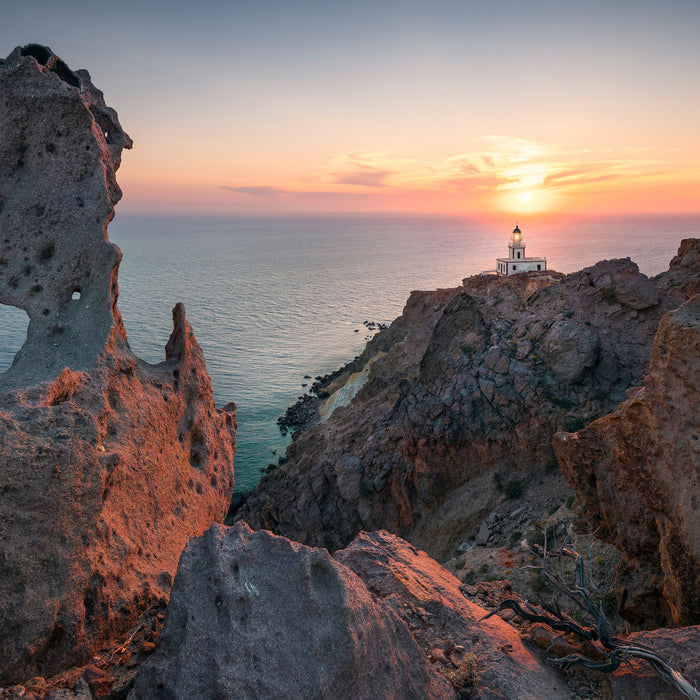 Komar NEU | Keilrahmenbild - Lighthouse - Größe 40 x 40 cm