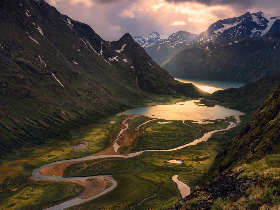 Komar NEU | Keilrahmenbild - Northern Light - Größe 40 x 30 cm