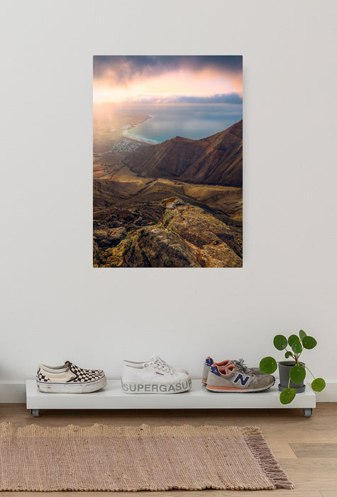 Komar NEU | Keilrahmenbild - Cliffs of Famara - Größe 40 x 60 cm
