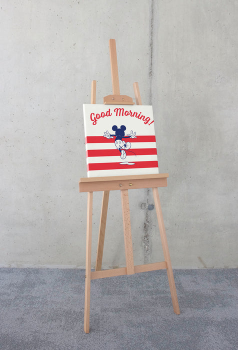 Komar NEU | Keilrahmenbild - Mickey Good Morning - Größe 40 x 40 cm