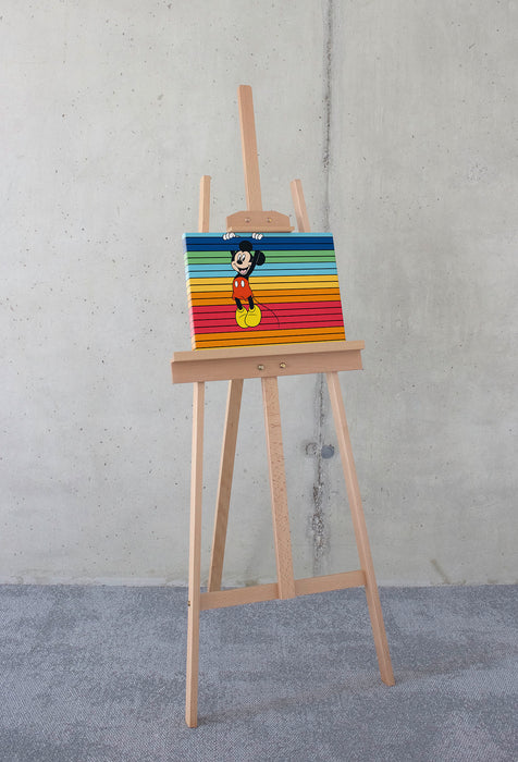 Komar NEU | Keilrahmenbild - Mickey Band of Color - Größe 30 x 40 cm
