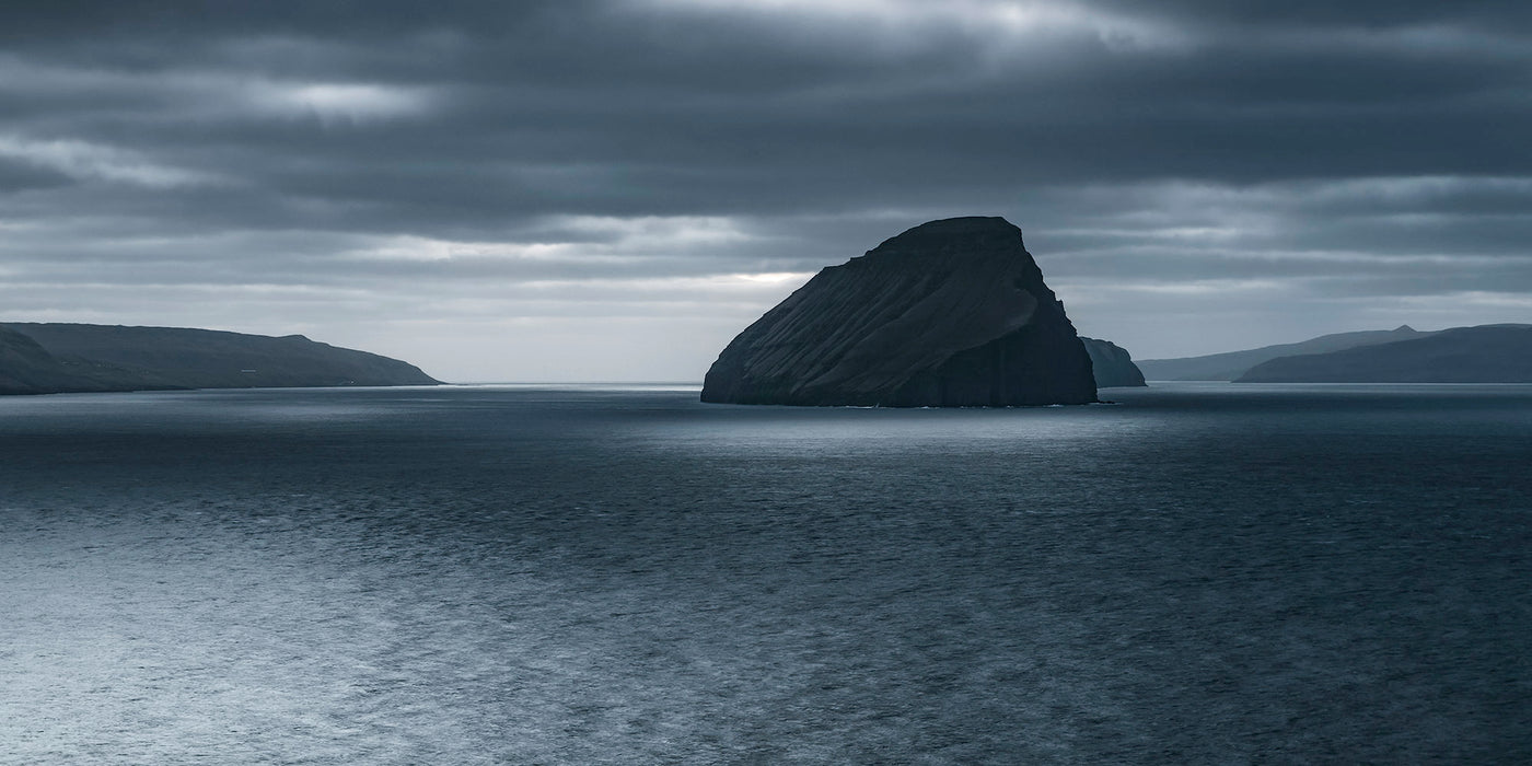 Keilrahmenbild | Silver Sea | 60 x 30 cm