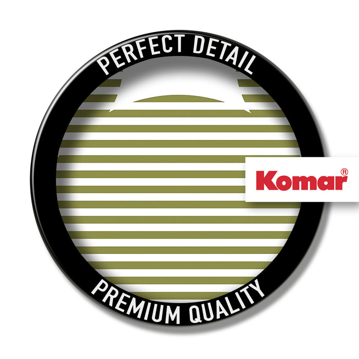 Komar NEU | Keilrahmenbild - Mickey Horizontal Stripes - Größe 40 x 40 cm