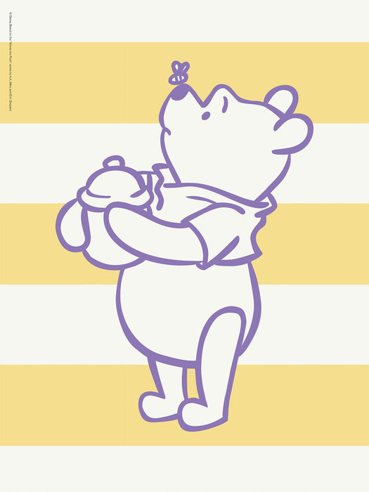 Komar NEU | Keilrahmenbild - Winnie the Pooh Sweet Tooth - Größe 30 x 40 cm