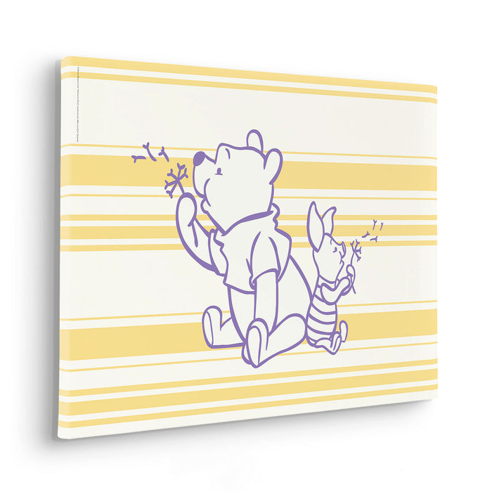 Keilrahmenbild | Winnie the Pooh Dandelions | 40 x 60 cm
