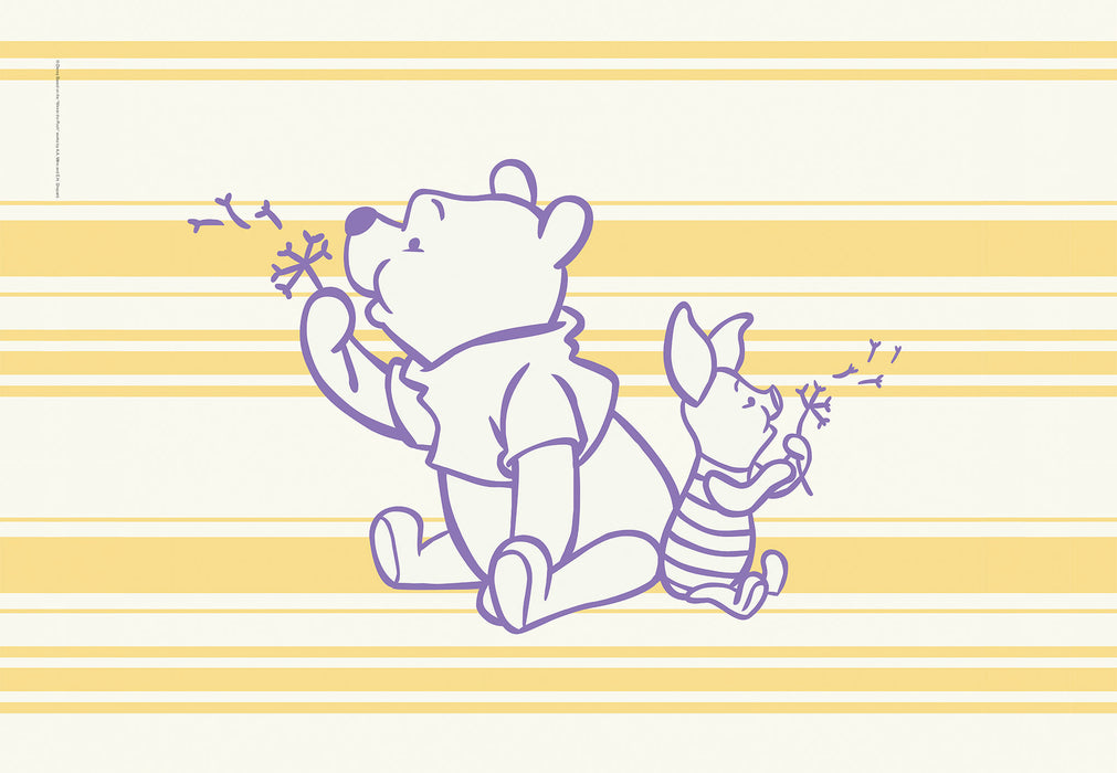 Keilrahmenbild | Winnie the Pooh Dandelions | 40 x 60 cm