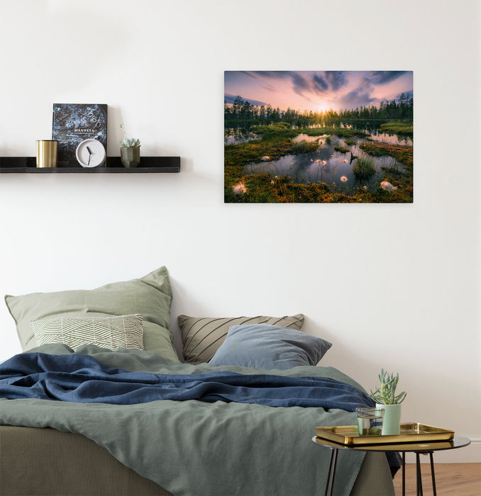 Keilrahmenbild | Gloomy Swamps | 60 x 40 cm