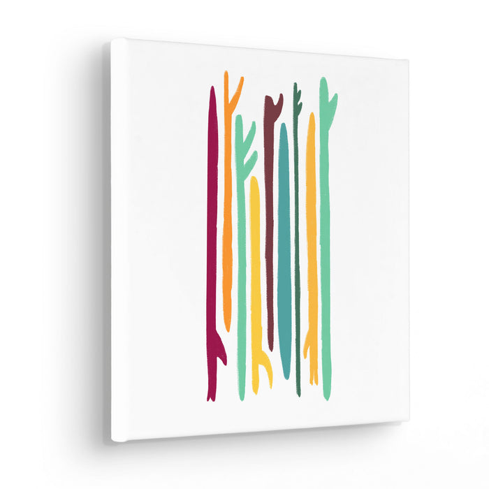 Keilrahmenbild | Surf Blade | 30 x 30 cm