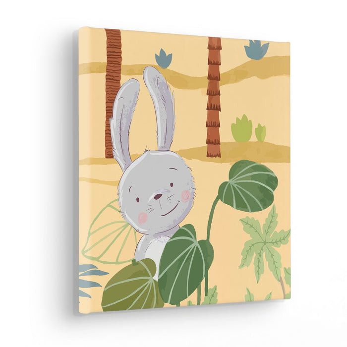 Keilrahmenbild | Rabbit Food | 30 x 30 cm