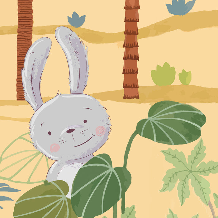 Keilrahmenbild | Rabbit Food | 30 x 30 cm