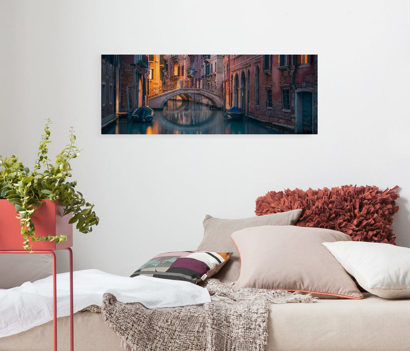 Keilrahmenbild | Night Cruise | 90 x 30 cm