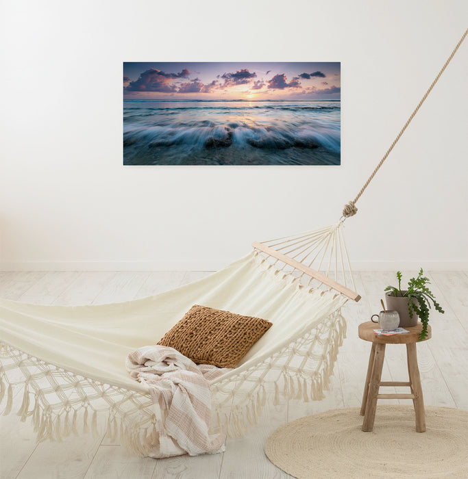 Keilrahmenbild | Broken Waves | 90 x 40 cm