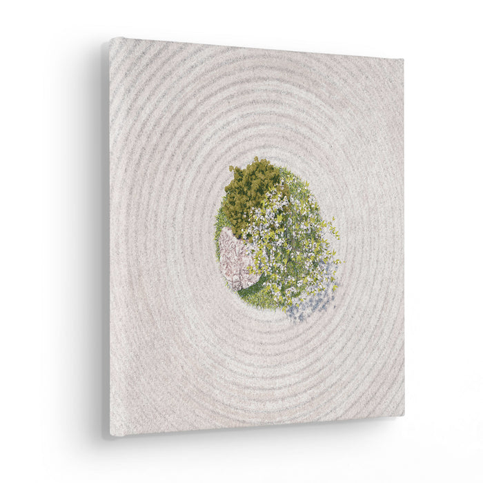 Komar NEU | Keilrahmenbild - Shavasana - Größe 30 x 30 cm