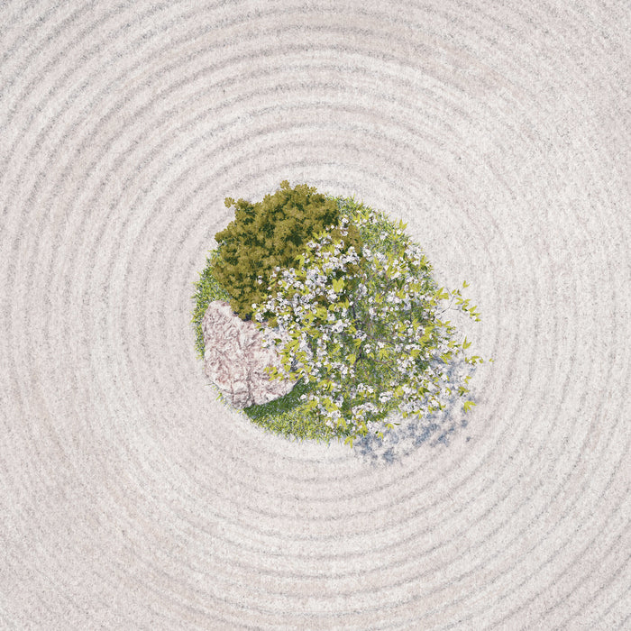 Komar NEU | Keilrahmenbild - Shavasana - Größe 30 x 30 cm